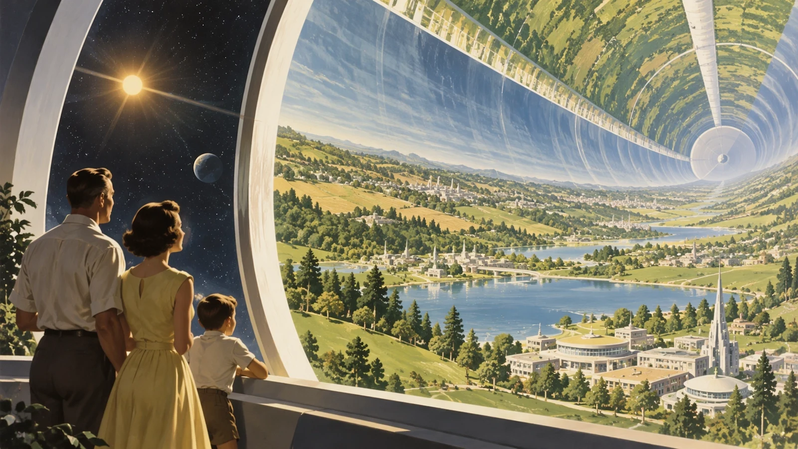 GPT Image 2.5 family retrofuturist scene with detailed lighting and environmental composition