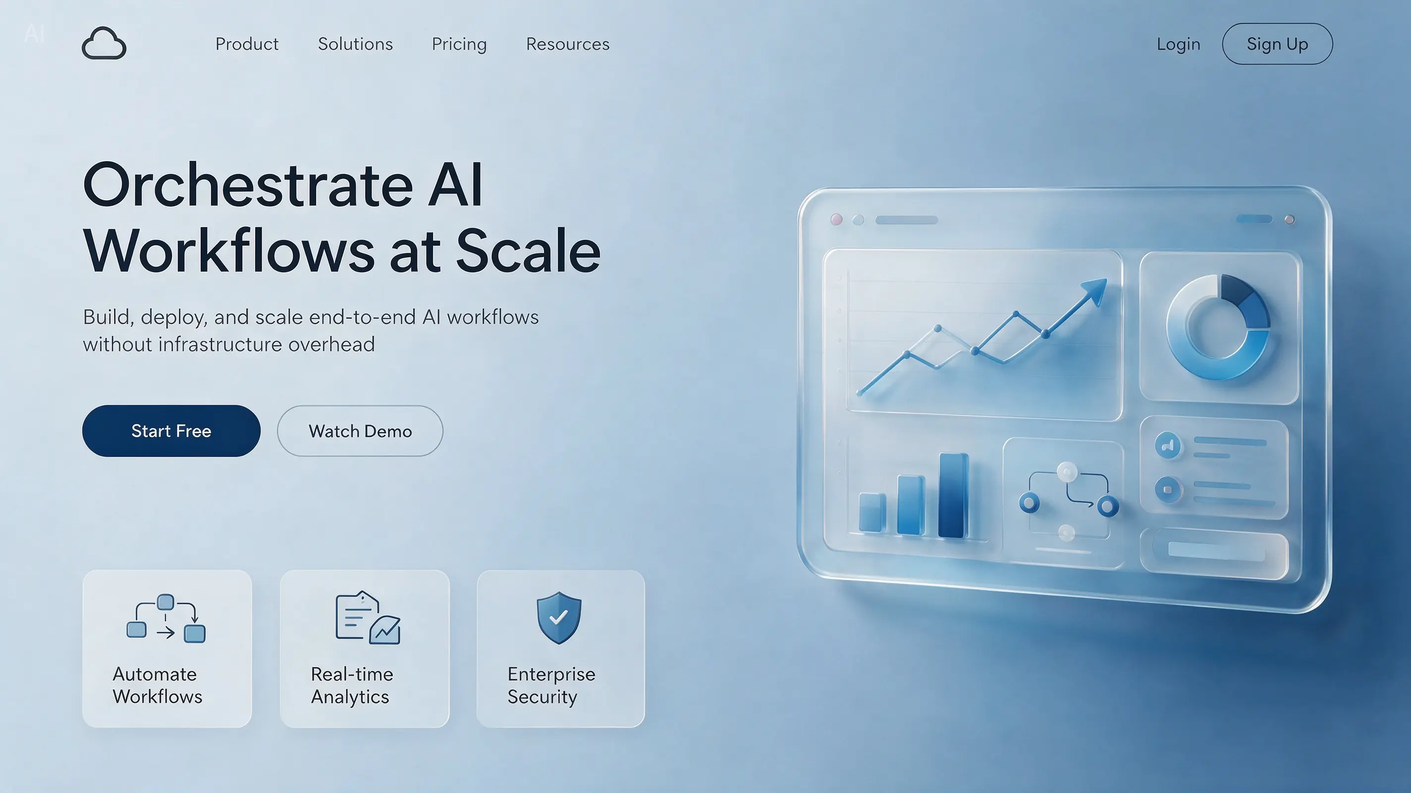Official Seedream 5.0 Pro SaaS landing page created from a sketched layout